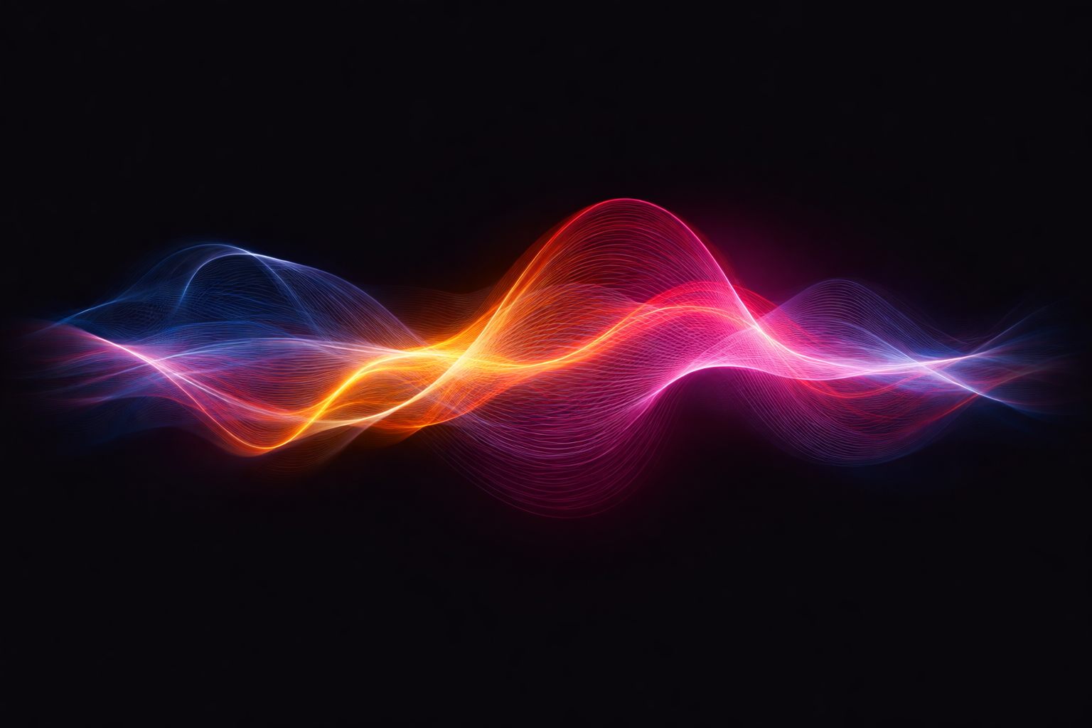 Abstract sound waves